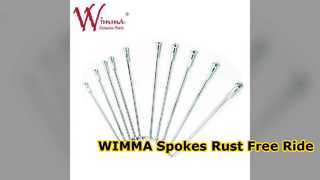 Комплект мотоциклетных спиц WIMMA, серебристый, передние, задние