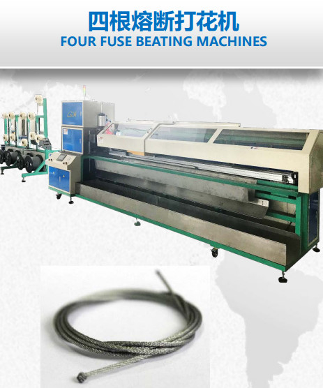 Four Fuse Beating 4.5mm Plasma Auto Cable Machine Wire Feeding
