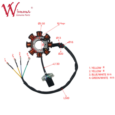 Мотоцикл Магнето Статор катушка Статор Комп Запчасти Аксессуары XY200GY6 Wimma Медь